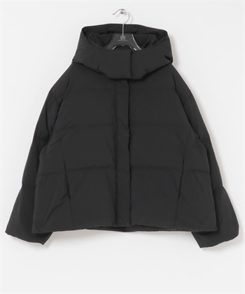 2WAY連帽羽絨外套(黑色-38-BLACK)