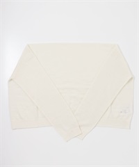 多穿法絨毛披巾(米色-FREE-OFF WHITE)