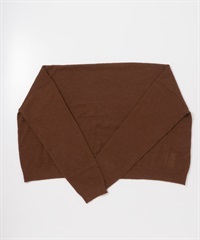 多穿法絨毛披巾(磚紅色-FREE-其他棕色)