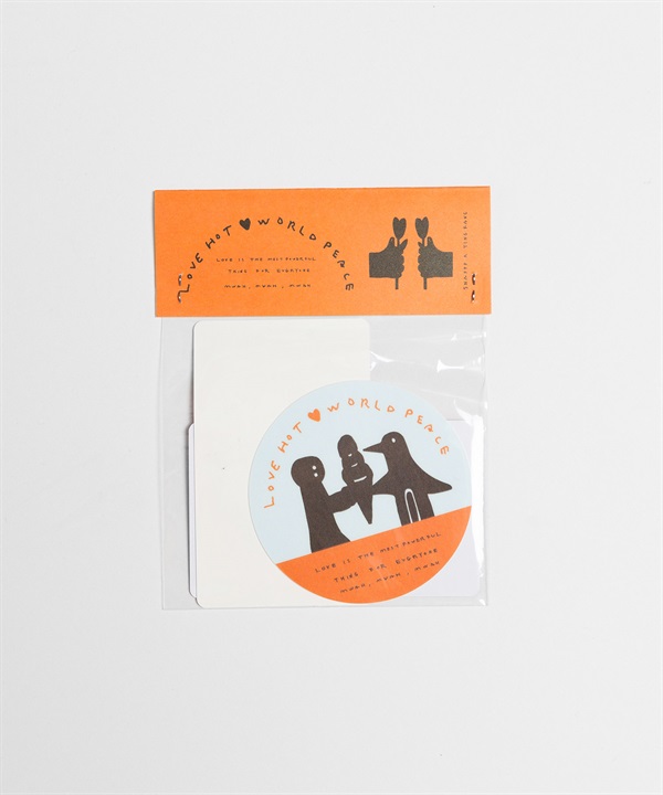 【SNAPPP寫真館】LOVE HOT－貼紙組(橘色-One-COLOR A)