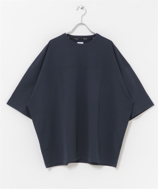 WIDE DAD / BREEZY TECH短袖T恤(深藏青色-1-NAVY)