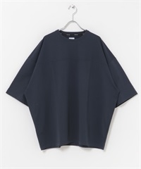 WIDE DAD / BREEZY TECH短袖T恤(深藏青色-1-NAVY)