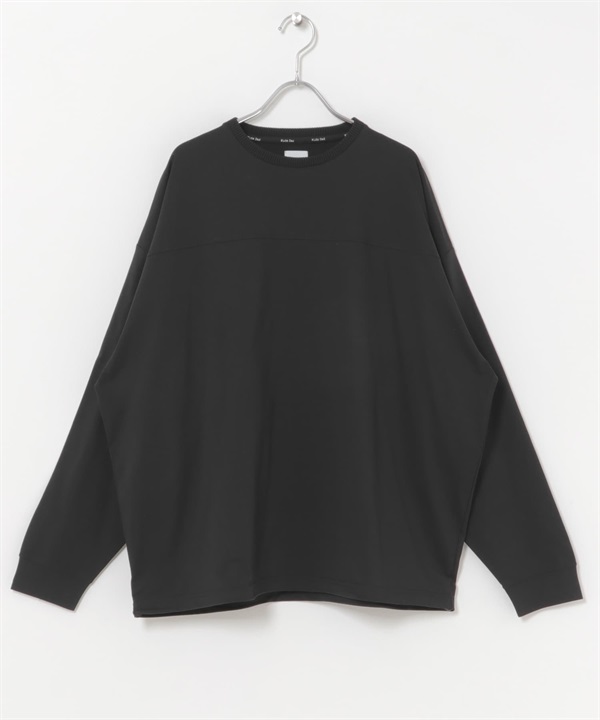 WIDE DAD / BREEZY TECH長袖T恤(黑色-1-BLACK)