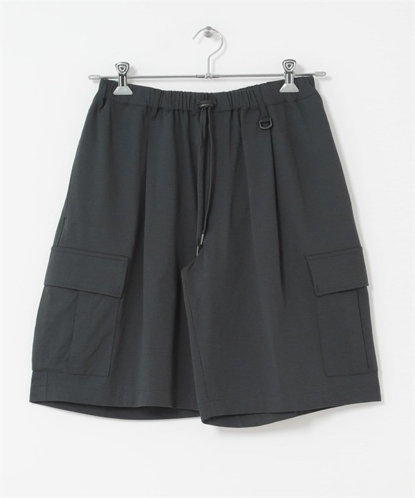 【新色追加】WIDE DAD / BREEZY TECH工裝短褲(炭灰色-1-CHARCOAL GRAY)