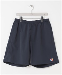 WIDE DAD / 圖案短褲WITH HATCH(藏青色-1-NAVY)