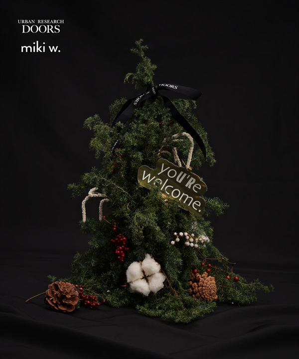 【現場實作報名】Miki Wei Studio x URBAN RESEARCH DOORS  迷你聖誕樹工作坊(12/7 Sun. -13:30-15:00)