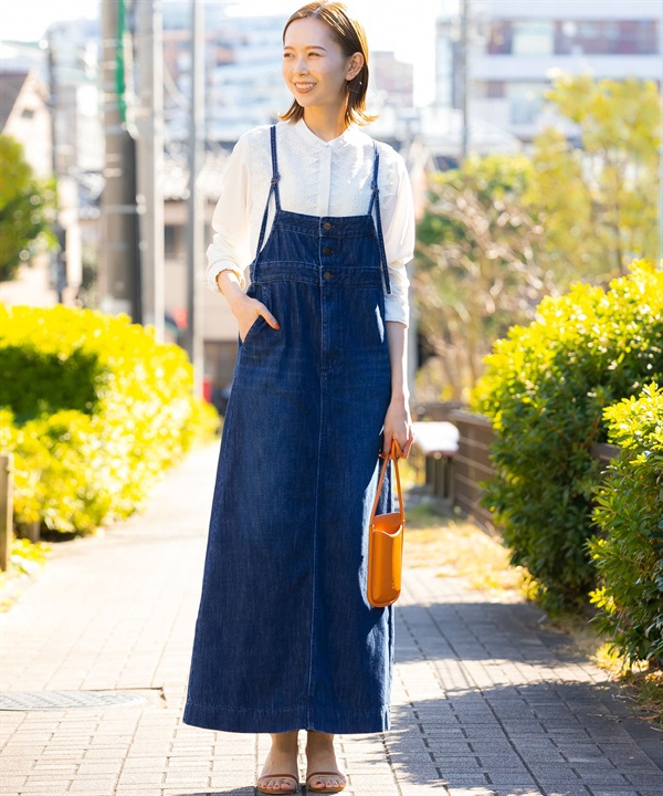 【別注】Wrangler x ROSSO牛仔吊帶裙