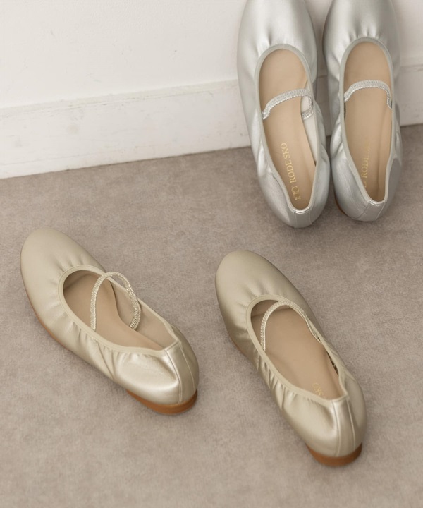 日本製鬆緊細帶芭蕾軟鞋