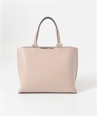 2WAY金屬裝飾A4托特包(淺粉紅色-one-LIGHT PINK)