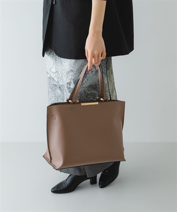 2WAY金屬裝飾A4托特包