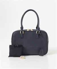 鑰匙圈吊飾波士頓包(附胸針、托特包)(藏青色-one-NAVY)