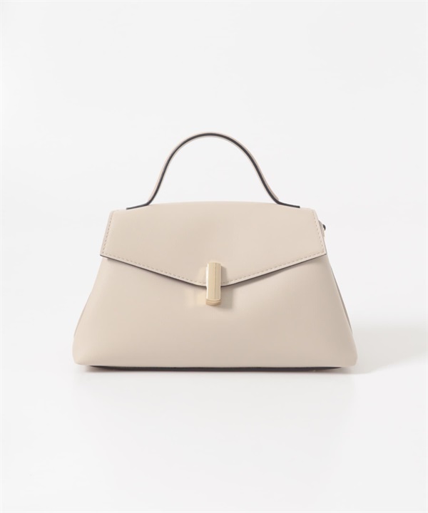掀蓋設計手提包(象牙白-one-IVORY)