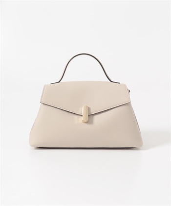 掀蓋設計手提包(象牙白-one-IVORY)