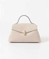 掀蓋設計手提包(象牙白-one-IVORY)