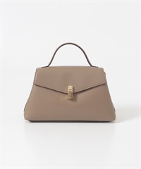 掀蓋設計手提包(摩卡色-one-MOCHA)