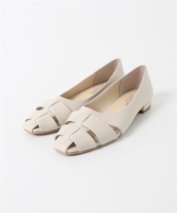 日本製1.5cm廓爾喀鞋(象牙白-36-IVORY)