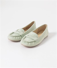 防潑水碎褶莫卡辛鞋(薄荷綠-37-MINT)