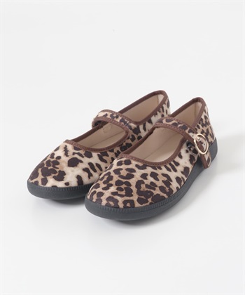 防潑水瑪莉珍鞋(豹紋-38-ANIMAL)