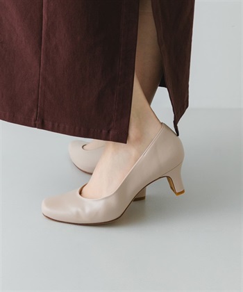 日本製簡約中跟鞋