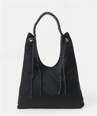 傘繩設計手提包(黑色x黑色-one-BLACK)