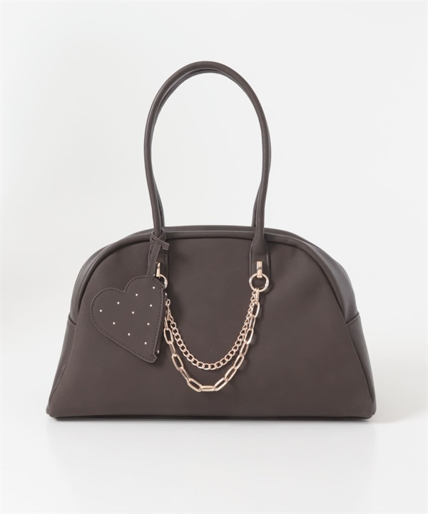 可掛拉桿口袋大波士頓包(棕色-one-BROWN)