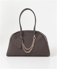 可掛拉桿口袋大波士頓包(棕色-one-BROWN)