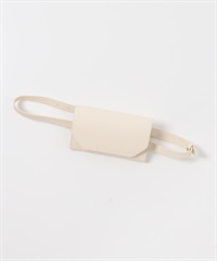 日本製皮革腰包(米色-one-OFF WHITE)
