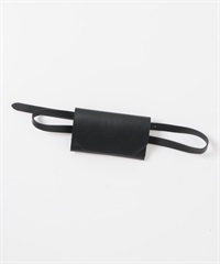 日本製皮革腰包(黑色-one-BLACK)