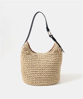 單肩紙編小托特包(原色-one-NATURAL)