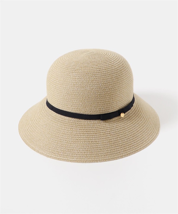 可水洗折疊蝴蝶結寬簷帽(原色-FREE-NATURAL)