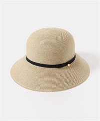 可水洗折疊蝴蝶結寬簷帽(原色-FREE-NATURAL)