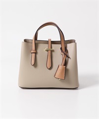 鑰匙圈飾帶迷你托特包(沙膚色-one-其他膚色)