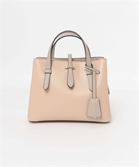 鑰匙圈飾帶迷你托特包(其他粉色-One-其他粉色)