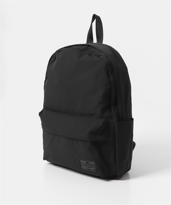 【UNISEX】棉尼龍10口袋後背包(黑色2-one-其他黑色)