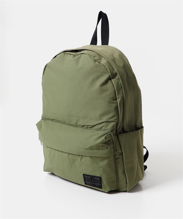 【UNISEX】棉尼龍10口袋後背包(卡其綠-one-KHAKI)