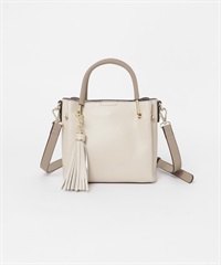 2WAY迷你托特包(亞麻色-one-其他白色)