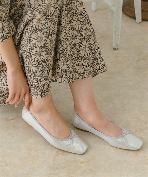 日本製方頭芭蕾軟鞋