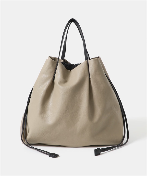 可水洗大肩背包(膚色-one-BEIGE)
