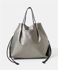 可水洗大肩背包(灰銀色-one-其他銀色)
