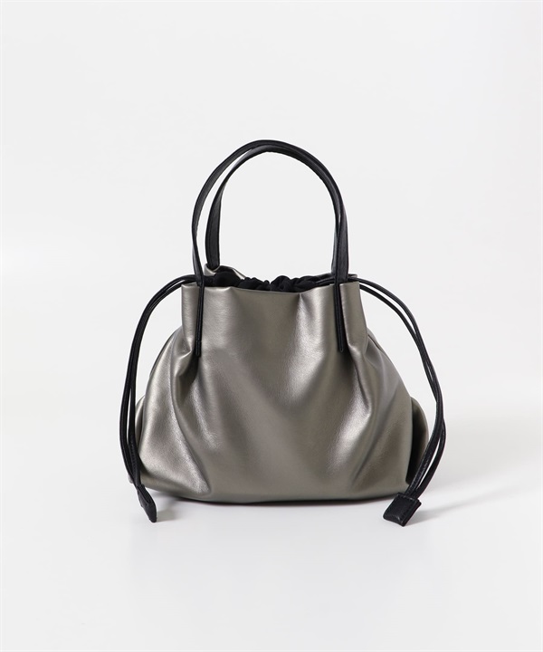 【新色追加】可水洗迷你肩背包(灰銀色-one-其他銀色)