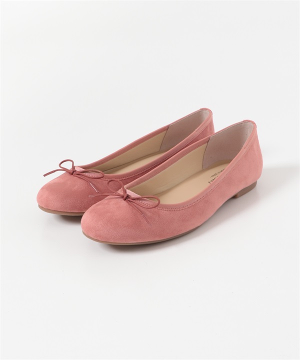 日本製蝴蝶結平底芭蕾舞鞋(粉紅色-36-其他粉色)