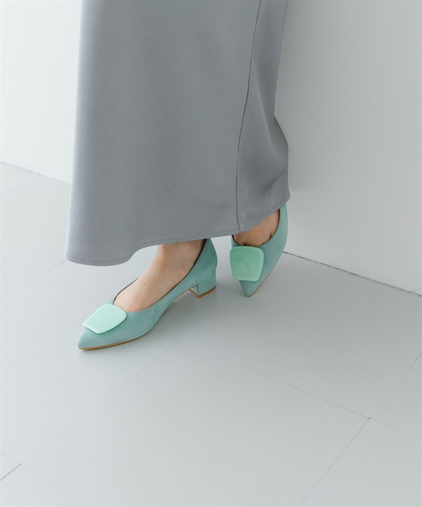 日本製方形飾扣3cm淑女鞋