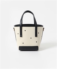 愛心刺繡水桶包(黑色-one-BLACK)