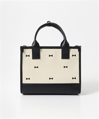 蝴蝶結刺繡方包(黑色-one-BLACK)