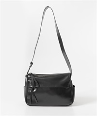 口袋設計單肩包(黑色-one-BLACK)