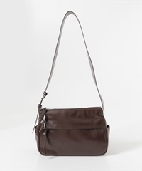 口袋設計單肩包(棕色-one-BROWN)