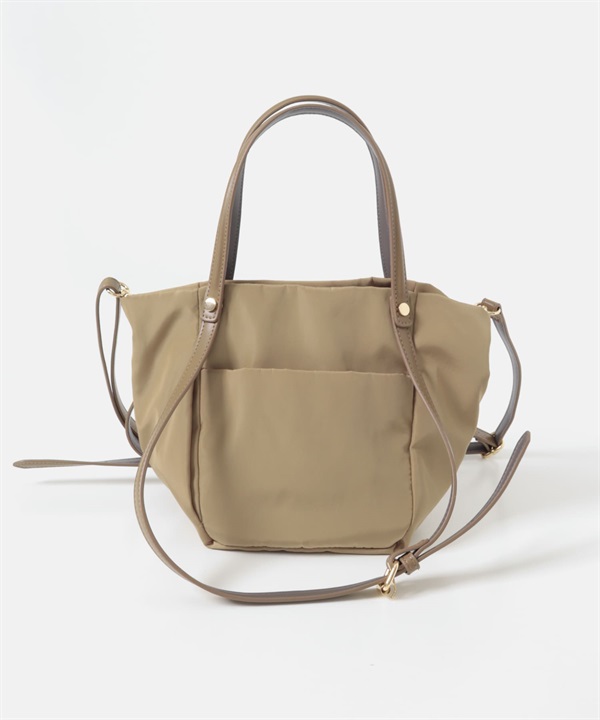 3WAY防潑水小肩背包(膚色-one-BEIGE)