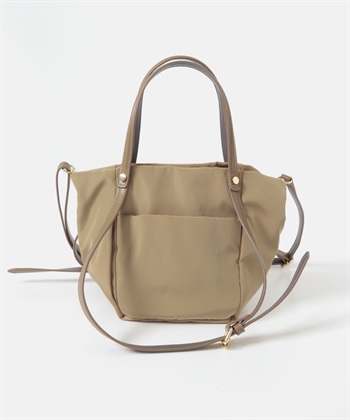 3WAY防潑水小肩背包(膚色-one-BEIGE)