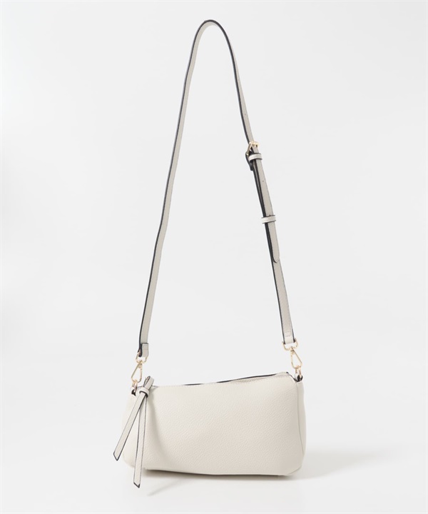 2WAY斜邊造型肩背包(白色-one-WHITE)