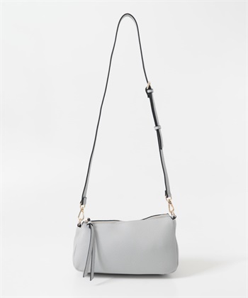 2WAY斜邊造型肩背包(灰色-one-GRAY)